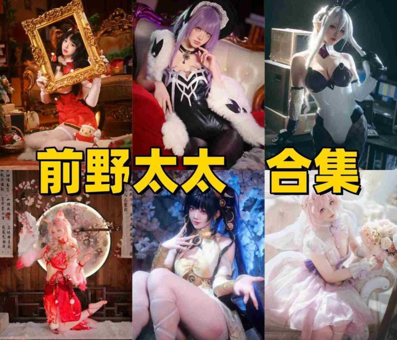 今天给大家整理的是Coser前野太太，游戏角色演绎风格超赞