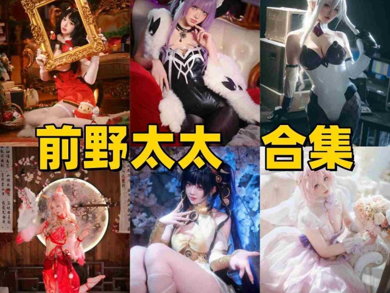今天给大家整理的是Coser前野太太，游戏角色演绎风格超赞