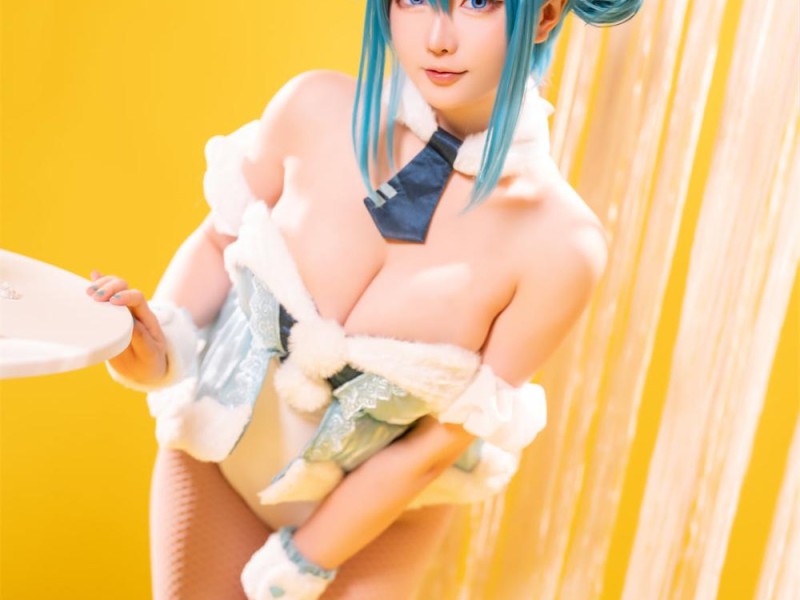 星之迟迟Miku白兔女郎77p