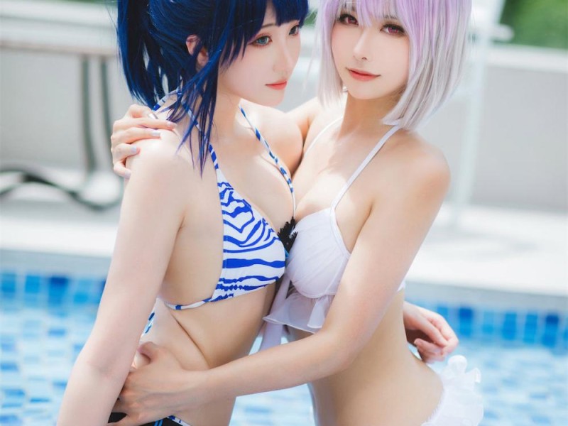 Momoko葵葵瓜希酱宝多六花新条茜泳装85p