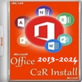 Office 2013-2024 C2R Install中文版7.7.7.5(Office组件下载激活工具)