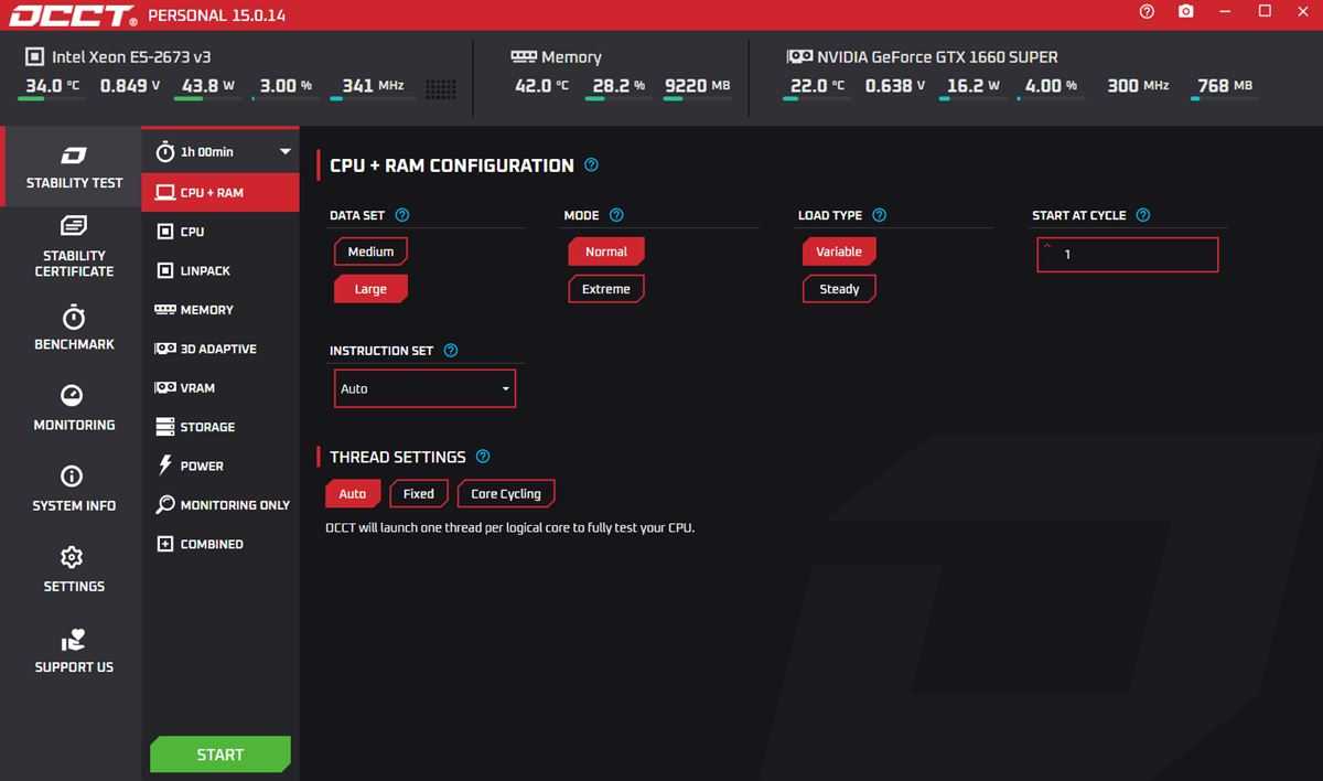 电脑硬件测试软件(烤鸡软件)_OCCT_v15.0.14.99 绿色便携版 第1张